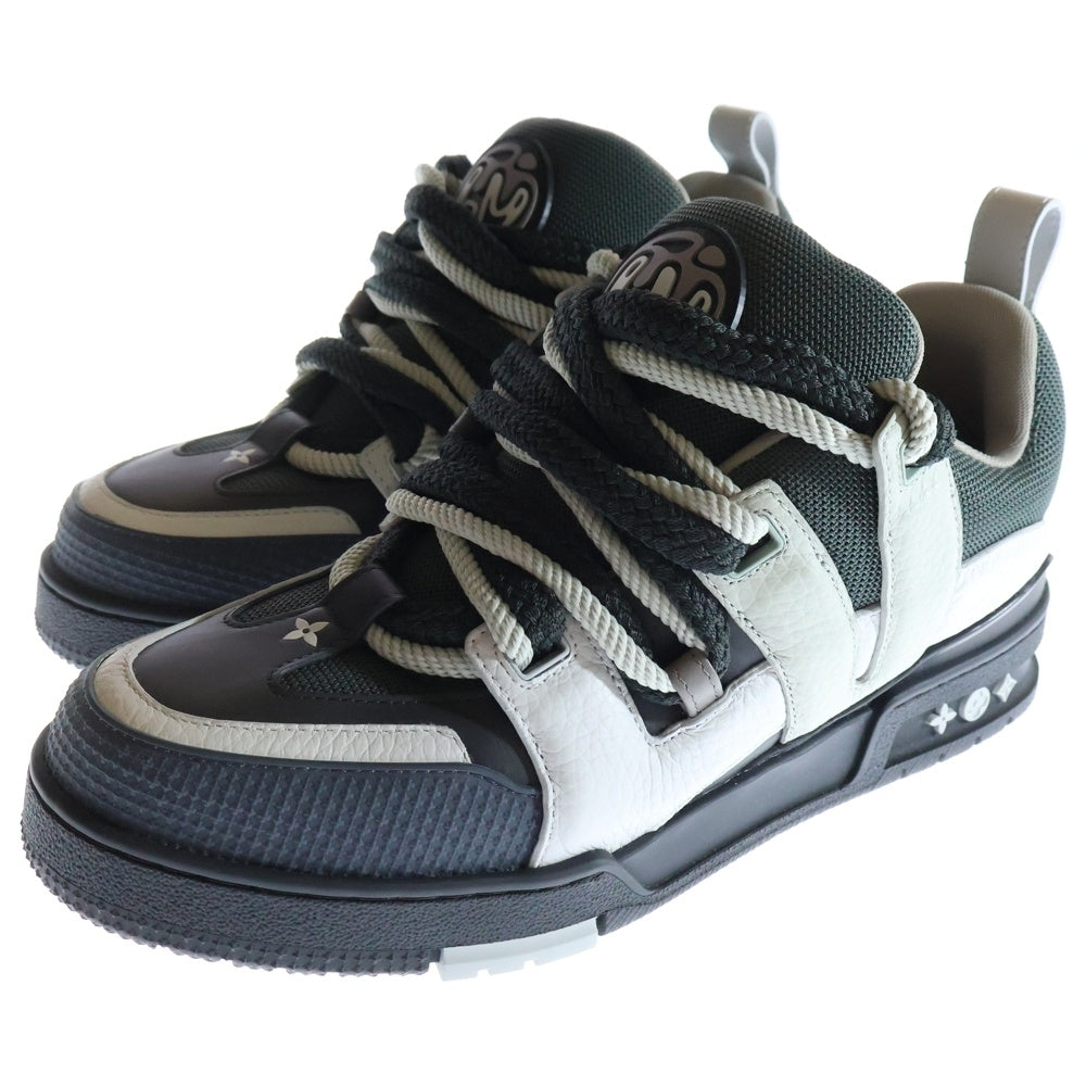 LOUIS VUITTON(ルイヴィトン) LV Skate Sneakers 1ABZ45 LV スケートローカットスニーカー ブラック/グレー