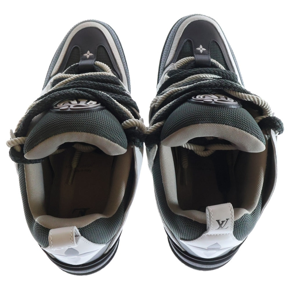 LOUIS VUITTON(ルイヴィトン) LV Skate Sneakers 1ABZ45 LV スケートローカットスニーカー ブラック/グレー