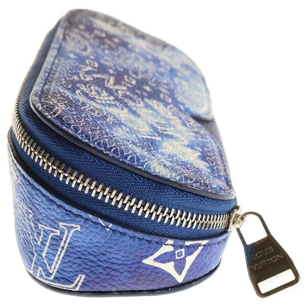 LOUIS VUITTON(ルイヴィトン) エテュイ リュネットGM モノグラムバンダナメガネケース GI0764 ブルー