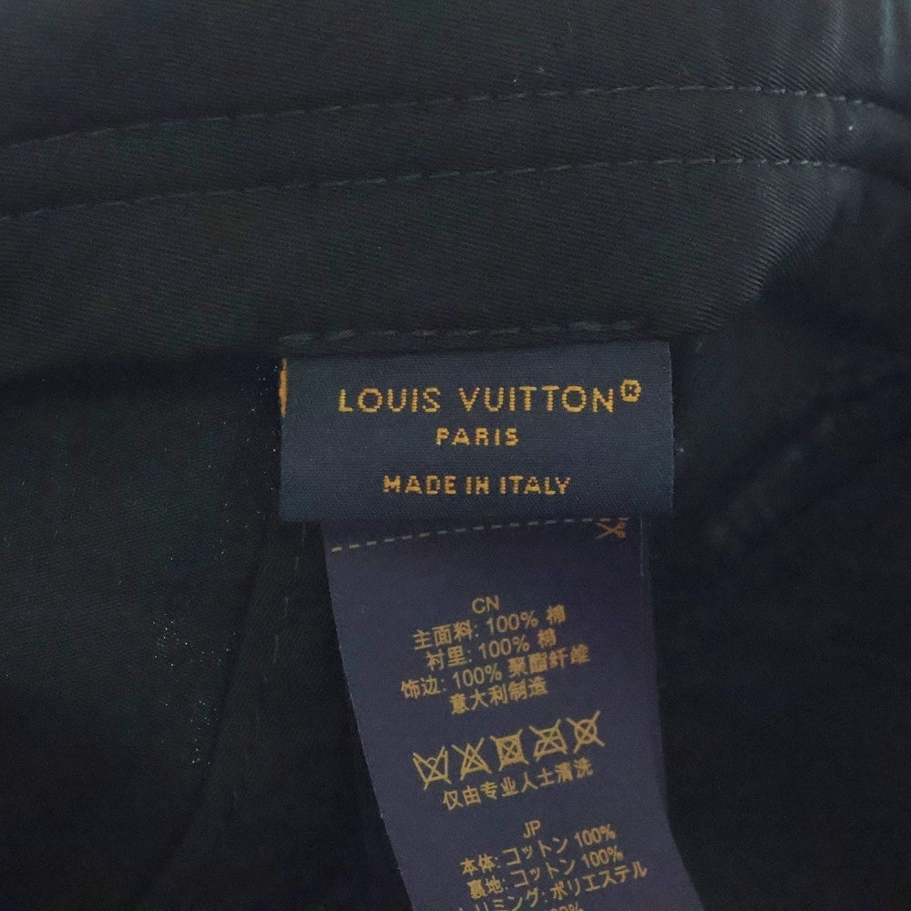 LOUIS VUITTON(ルイヴィトン) シグネチャー ロゴ刺繍キャップ 帽子 M5149L ブラック