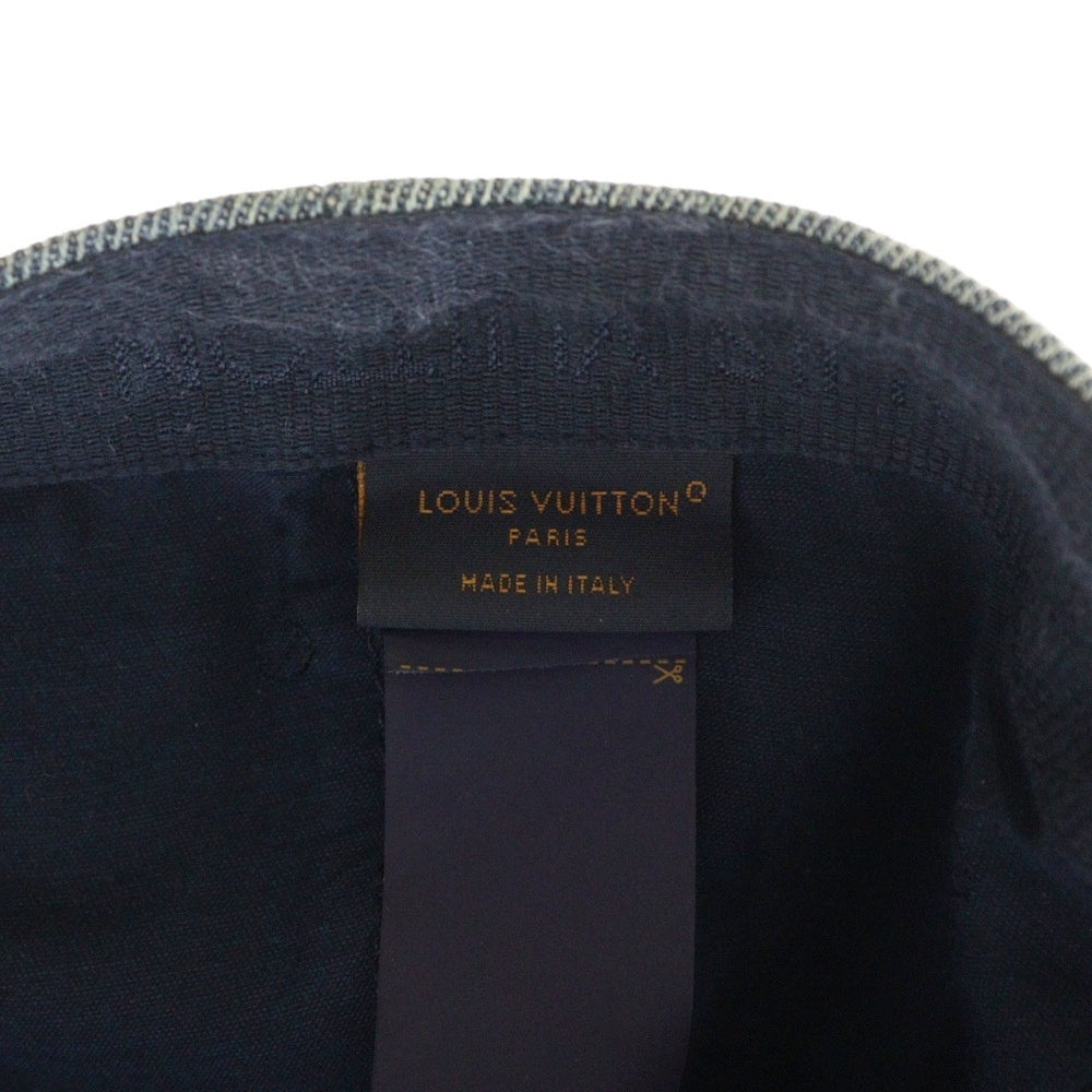 LOUIS VUITTON(ルイヴィトン) モノグラム コットンデニムキャップ 帽子 M7156L インディゴ