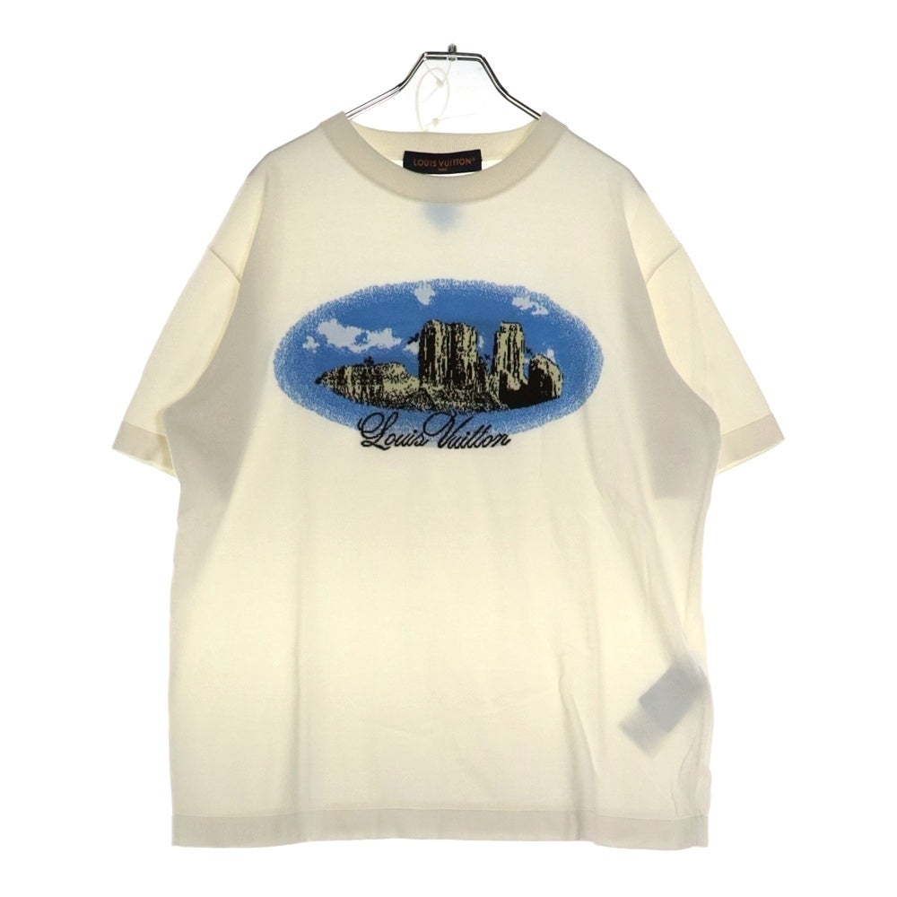 LOUIS VUITTON(ルイヴィトン) 25SS グラフィックロゴ半袖Tシャツ RM242M AUR HRN81W ホワイト