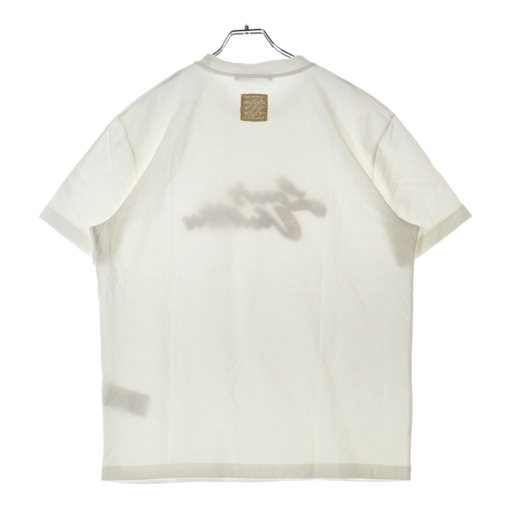 LOUIS VUITTON(ルイヴィトン) 25SS エンブロイダードシグネチャー半袖Tシャツ RM252MM NPG HTY21W ホワイト