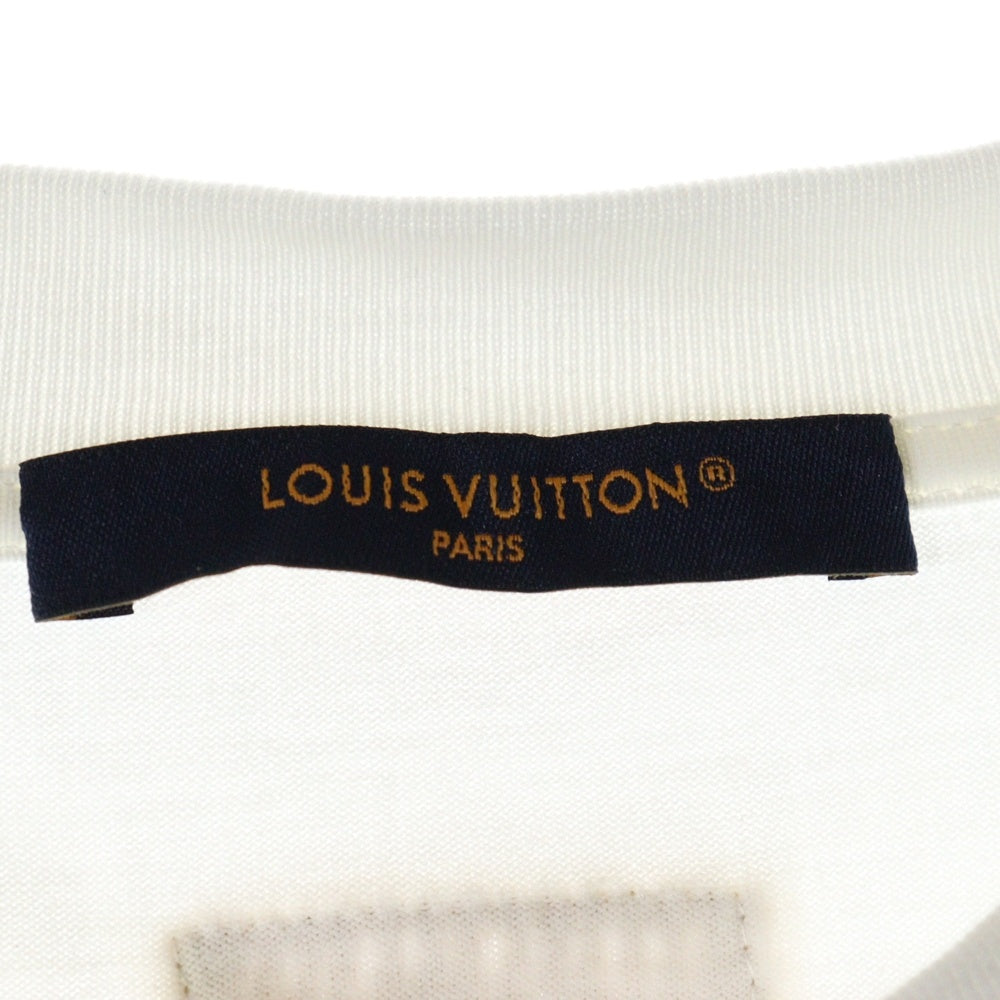LOUIS VUITTON(ルイヴィトン) 25SS エンブロイダードシグネチャー半袖Tシャツ RM252MM NPG HTY21W ホワイト