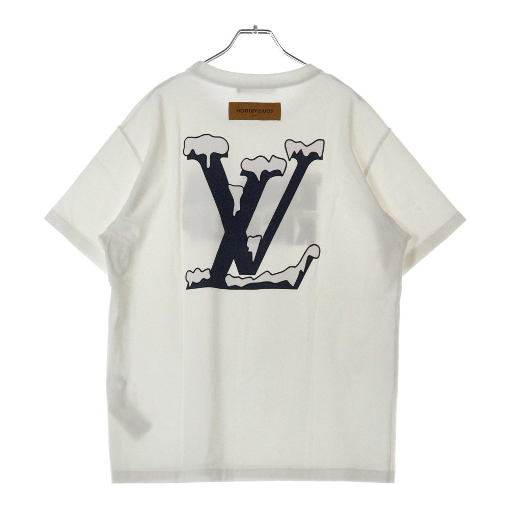 LOUIS VUITTON(ルイヴィトン) 22SS キックフリッププリントクルーネック半袖Tシャツ RM221 NPL HMY98W ホワイト