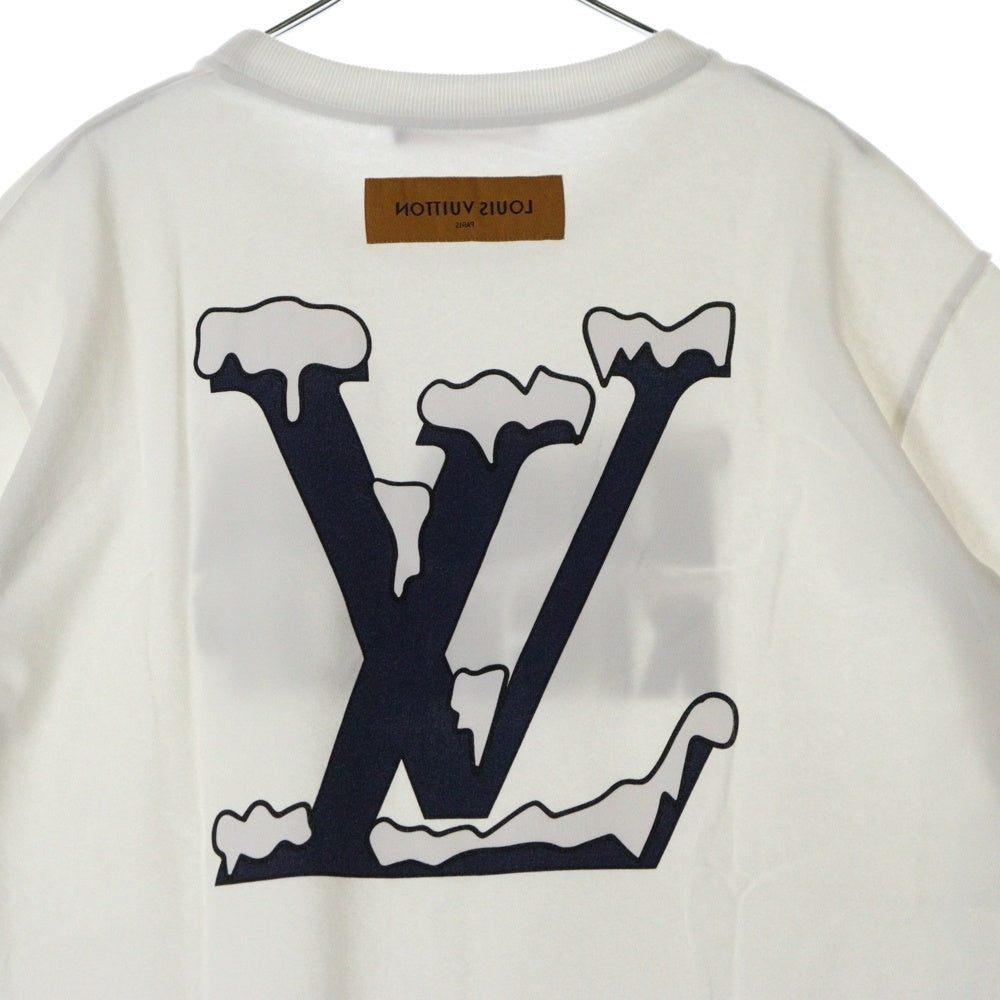 LOUIS VUITTON(ルイヴィトン) 22SS キックフリッププリントクルーネック半袖Tシャツ RM221 NPL HMY98W ホワイト