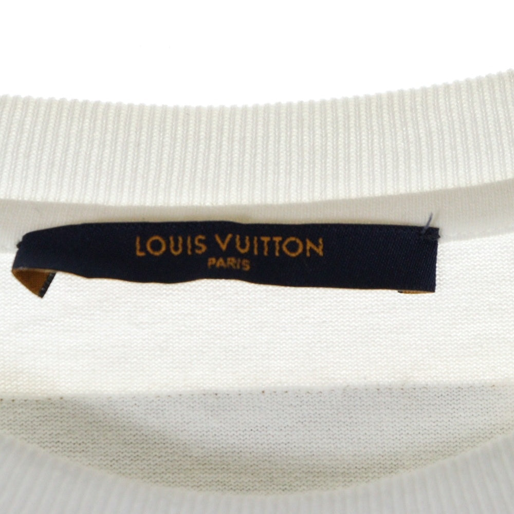 LOUIS VUITTON(ルイヴィトン) 22SS キックフリッププリントクルーネック半袖Tシャツ RM221 NPL HMY98W ホワイト