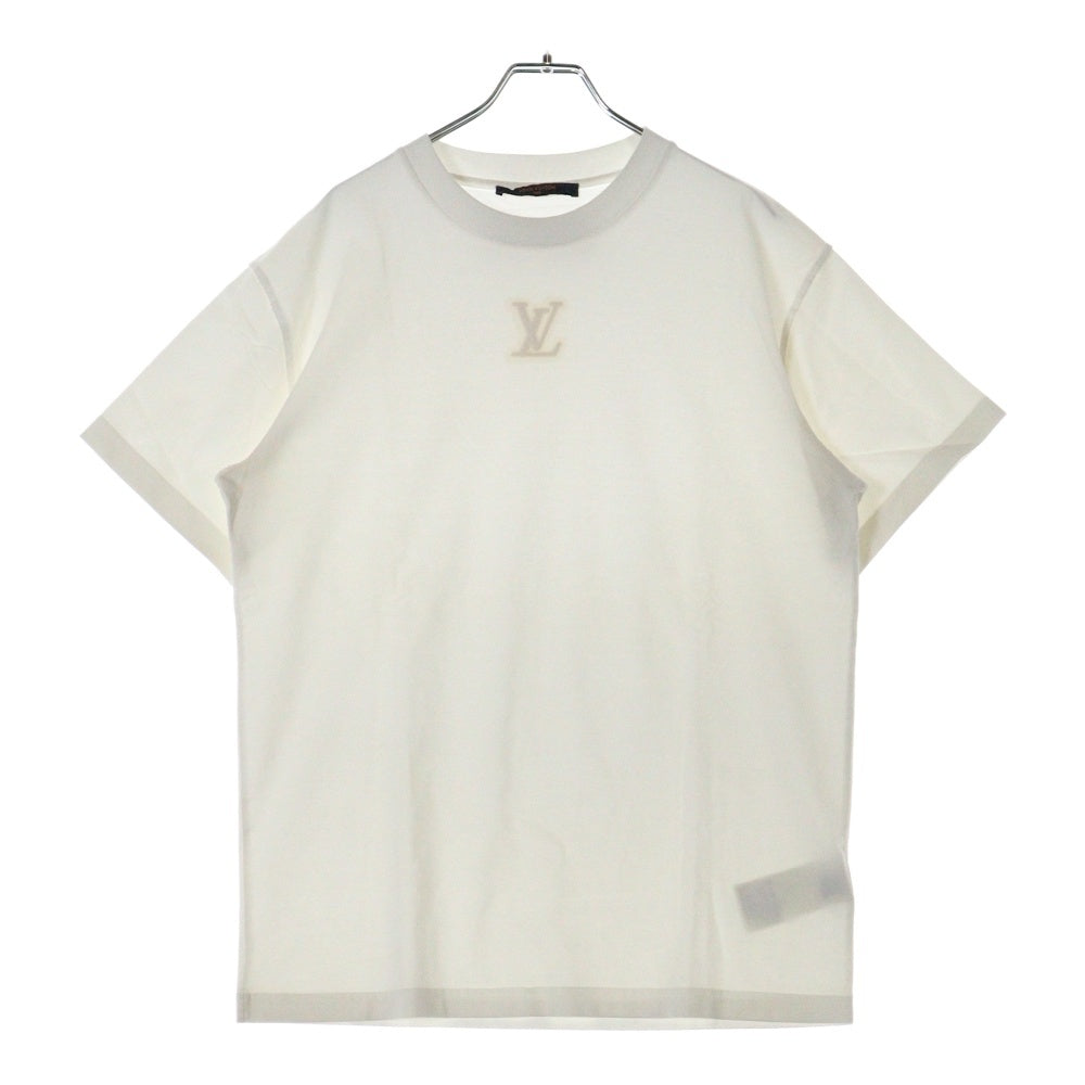 LOUIS VUITTON(ルイヴィトン) 22AW エンボスLVロゴ半袖Tシャツ RM222Q DT3 HNY55W ホワイト