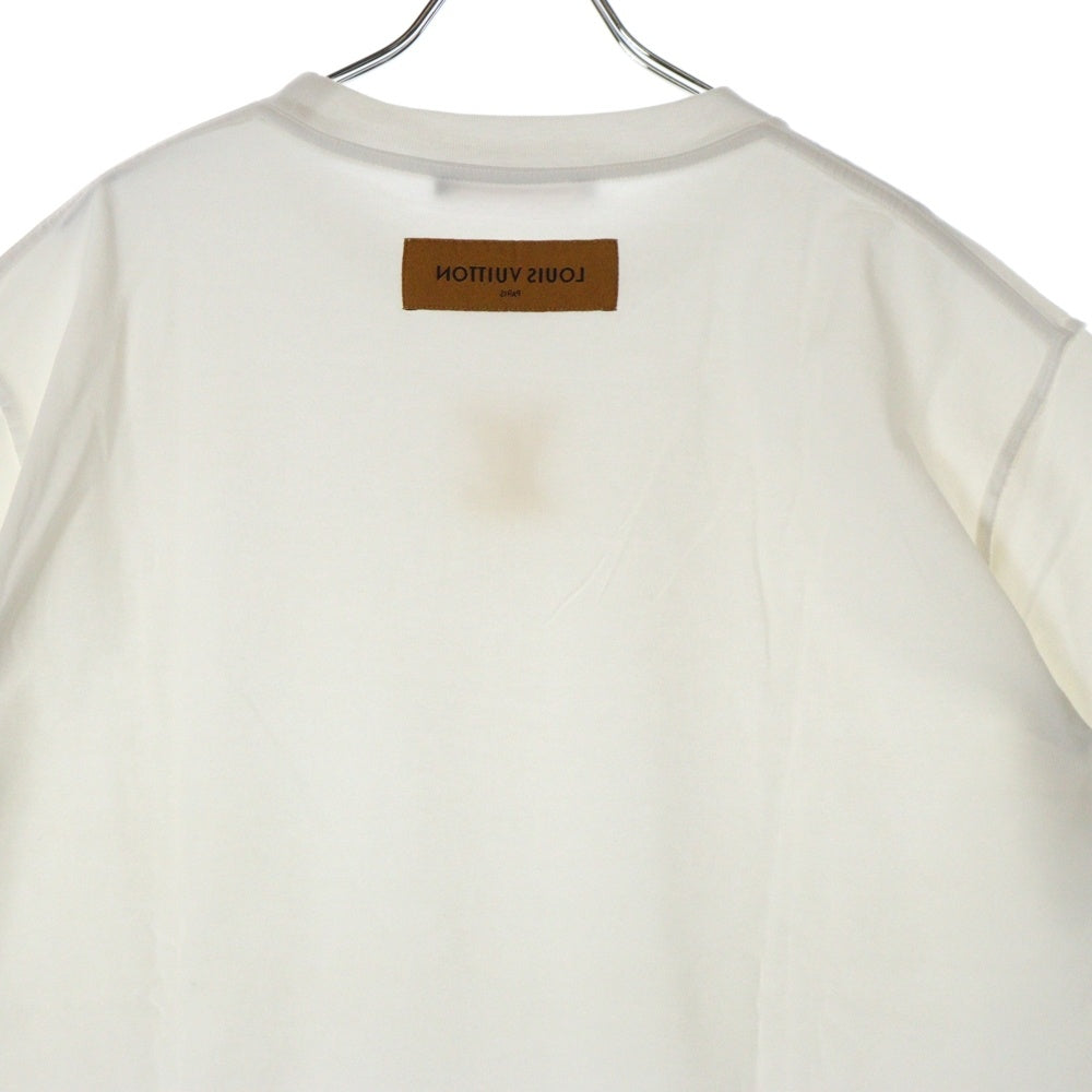 LOUIS VUITTON(ルイヴィトン) 22AW エンボスLVロゴ半袖Tシャツ RM222Q DT3 HNY55W ホワイト