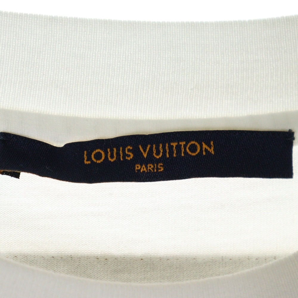 LOUIS VUITTON(ルイヴィトン) 22AW エンボスLVロゴ半袖Tシャツ RM222Q DT3 HNY55W ホワイト