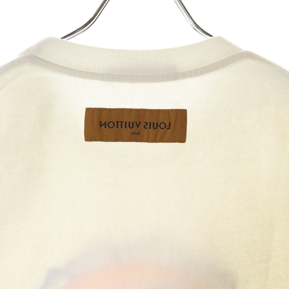 LOUIS VUITTON(ルイヴィトン) 23SS レインボーロゴ半袖Tシャツ RM231 NPL HOY78W ホワイト