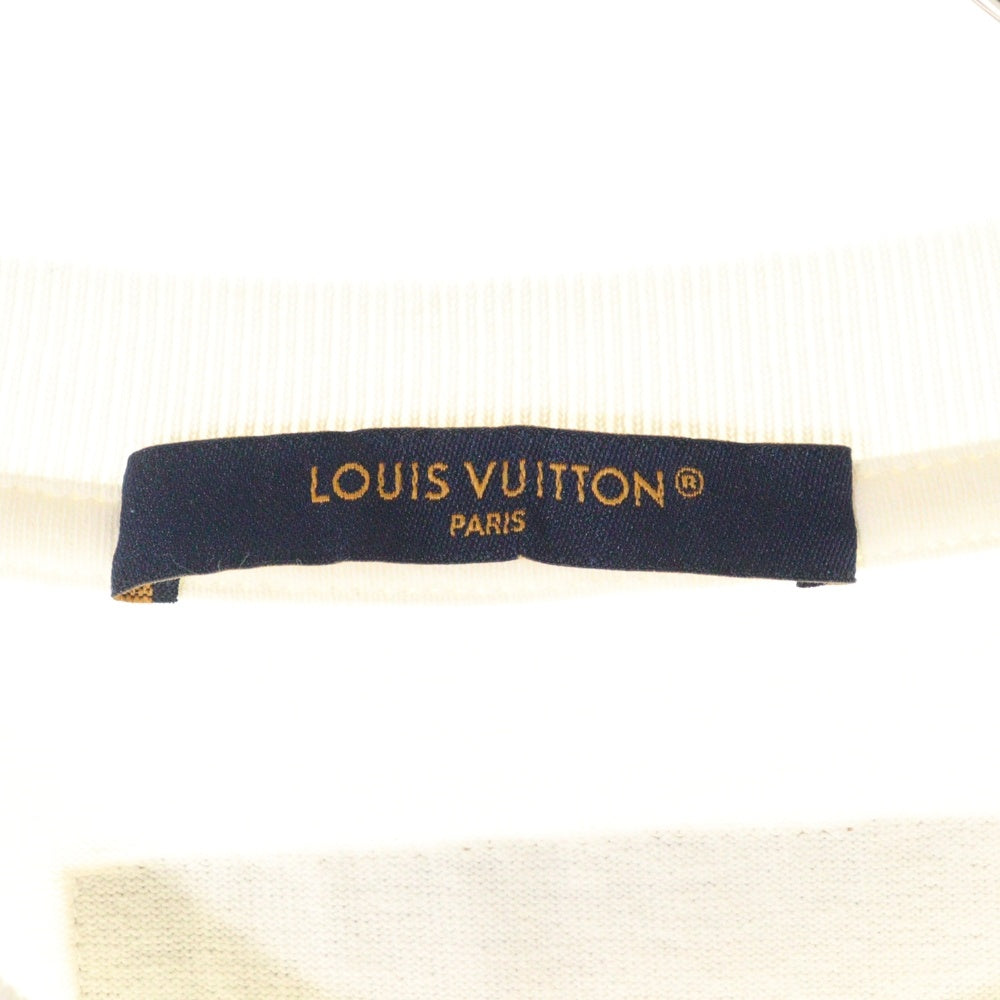 LOUIS VUITTON(ルイヴィトン) 23SS レインボーロゴ半袖Tシャツ RM231 NPL HOY78W ホワイト