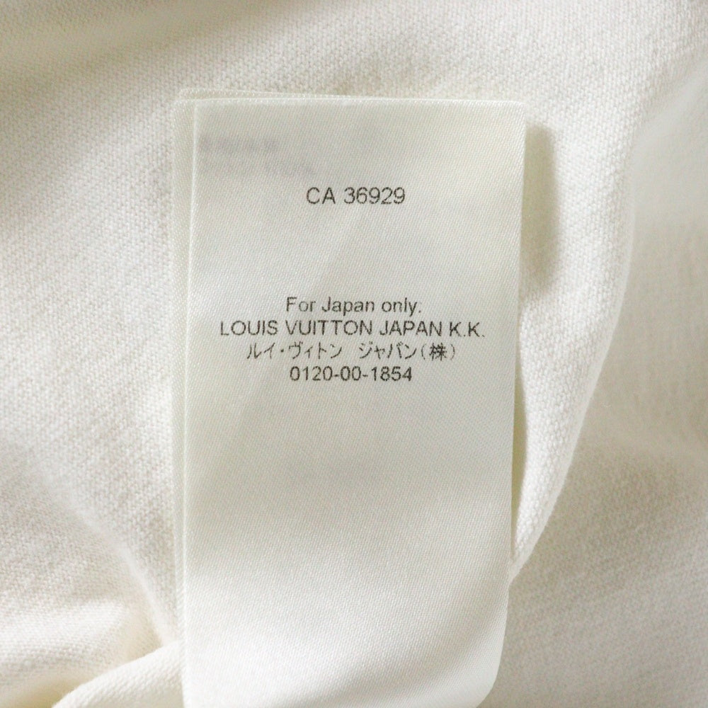 LOUIS VUITTON(ルイヴィトン) 23SS レインボーロゴ半袖Tシャツ RM231 NPL HOY78W ホワイト