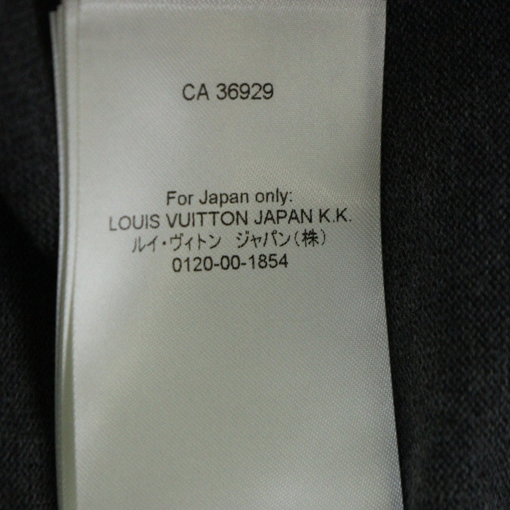 LOUIS VUITTON(ルイヴィトン) 25SS エンベリッシュド ロゴデザインコットン半袖Tシャツ RM251MM AUR HSN15W グレー