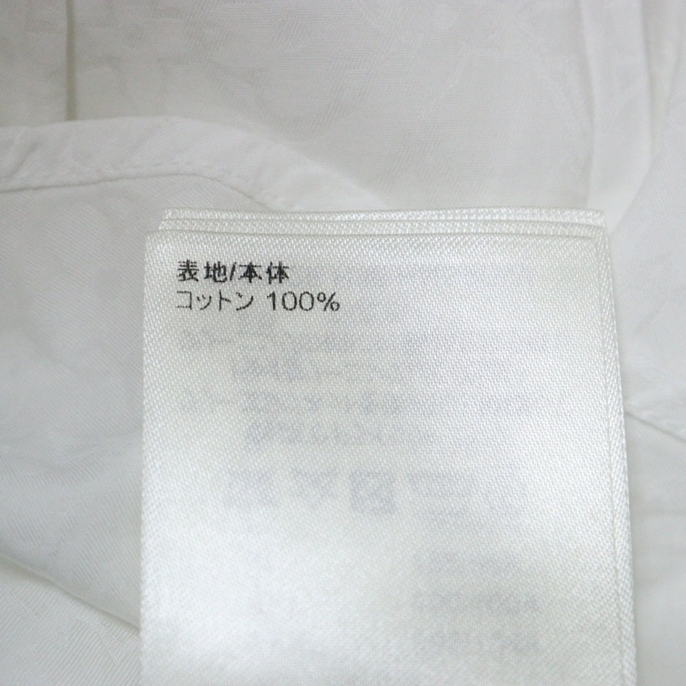 LOUIS VUITTON(ルイヴィトン) 22AW レギュラーフィット モノグラム長袖シャツ RM222F H36 HNS9DW ホワイト