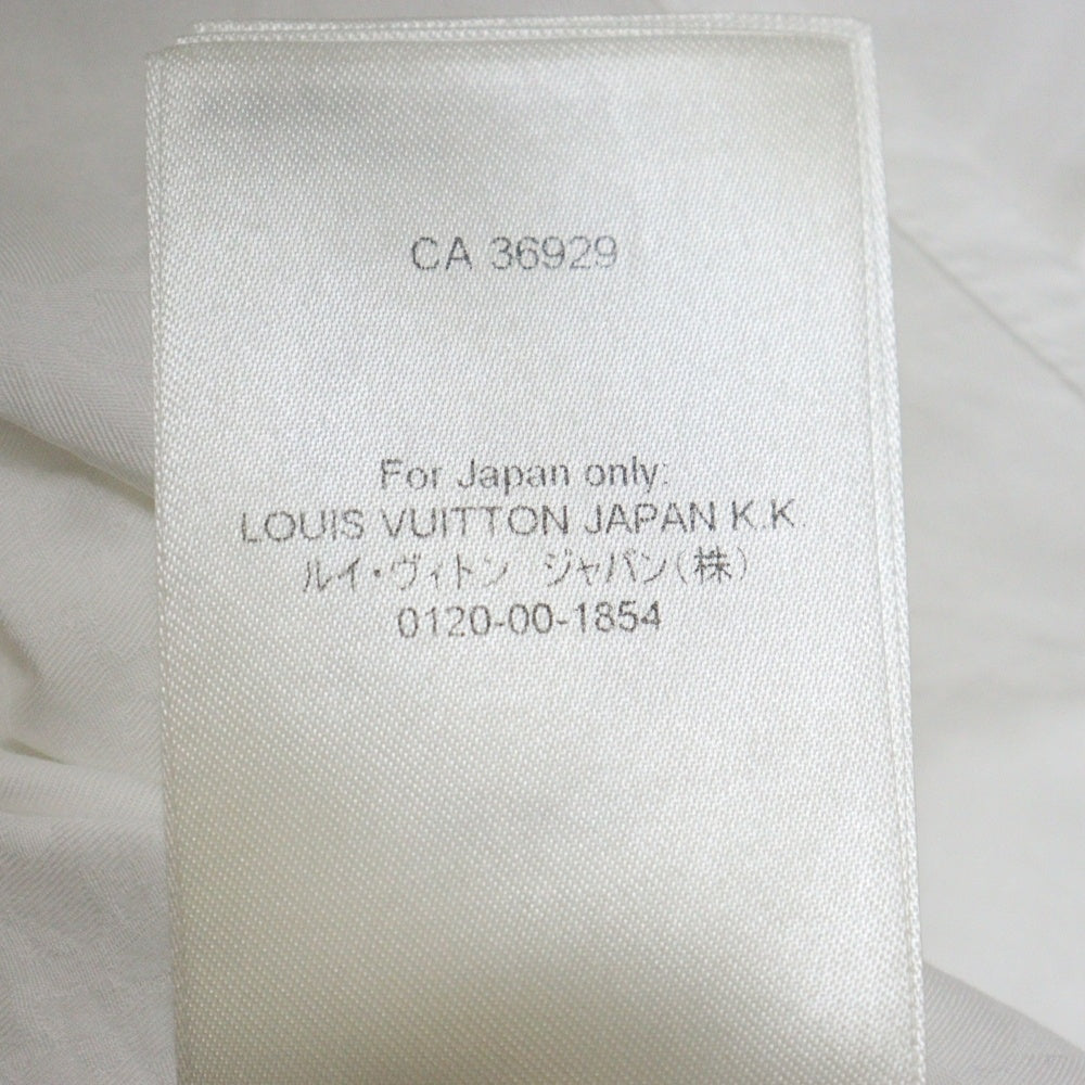 LOUIS VUITTON(ルイヴィトン) 22AW レギュラーフィット モノグラム長袖シャツ RM222F H36 HNS9DW ホワイト