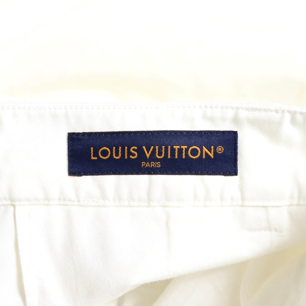 LOUIS VUITTON(ルイヴィトン) 24SS エンブロイダードコットンカーゴハーフパンツ RM241 GTX HQP79W ホワイト