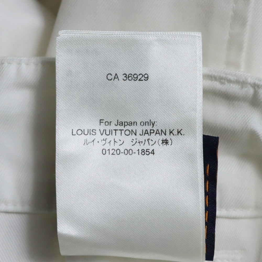LOUIS VUITTON(ルイヴィトン) 24SS エンブロイダードコットンカーゴハーフパンツ RM241 GTX HQP79W ホワイト