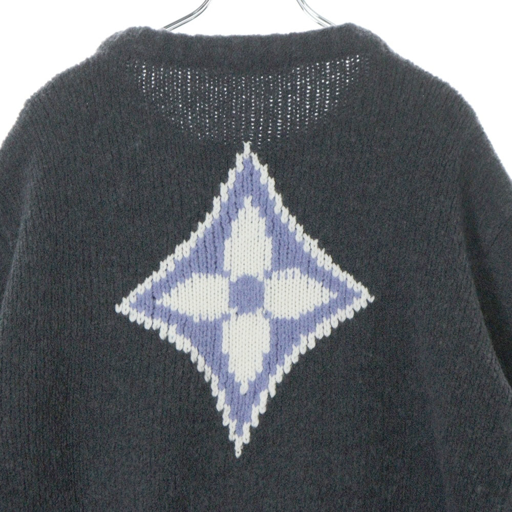 LOUIS VUITTON(ルイヴィトン) LVロゴ チャンキーウールブレンド クルーネックセーター RM251M QNC HSN36W グレー