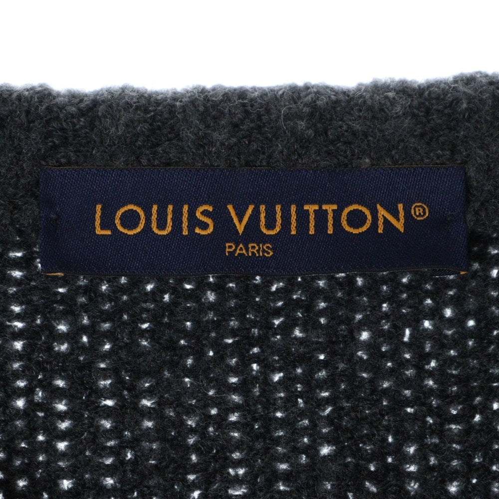 LOUIS VUITTON(ルイヴィトン) LVロゴ チャンキーウールブレンド クルーネックセーター RM251M QNC HSN36W グレー