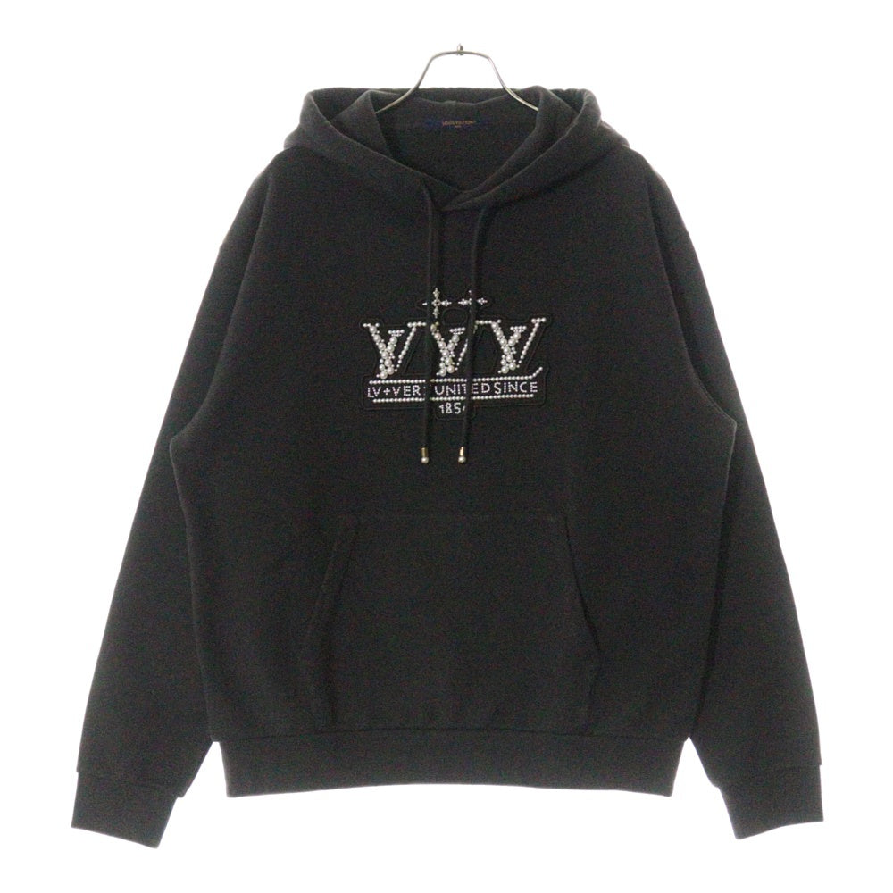 LOUIS VUITTON(ルイヴィトン) 25SS パールエンベリッシュドパーカー RM251M ZA8 HSY92W ブラウン