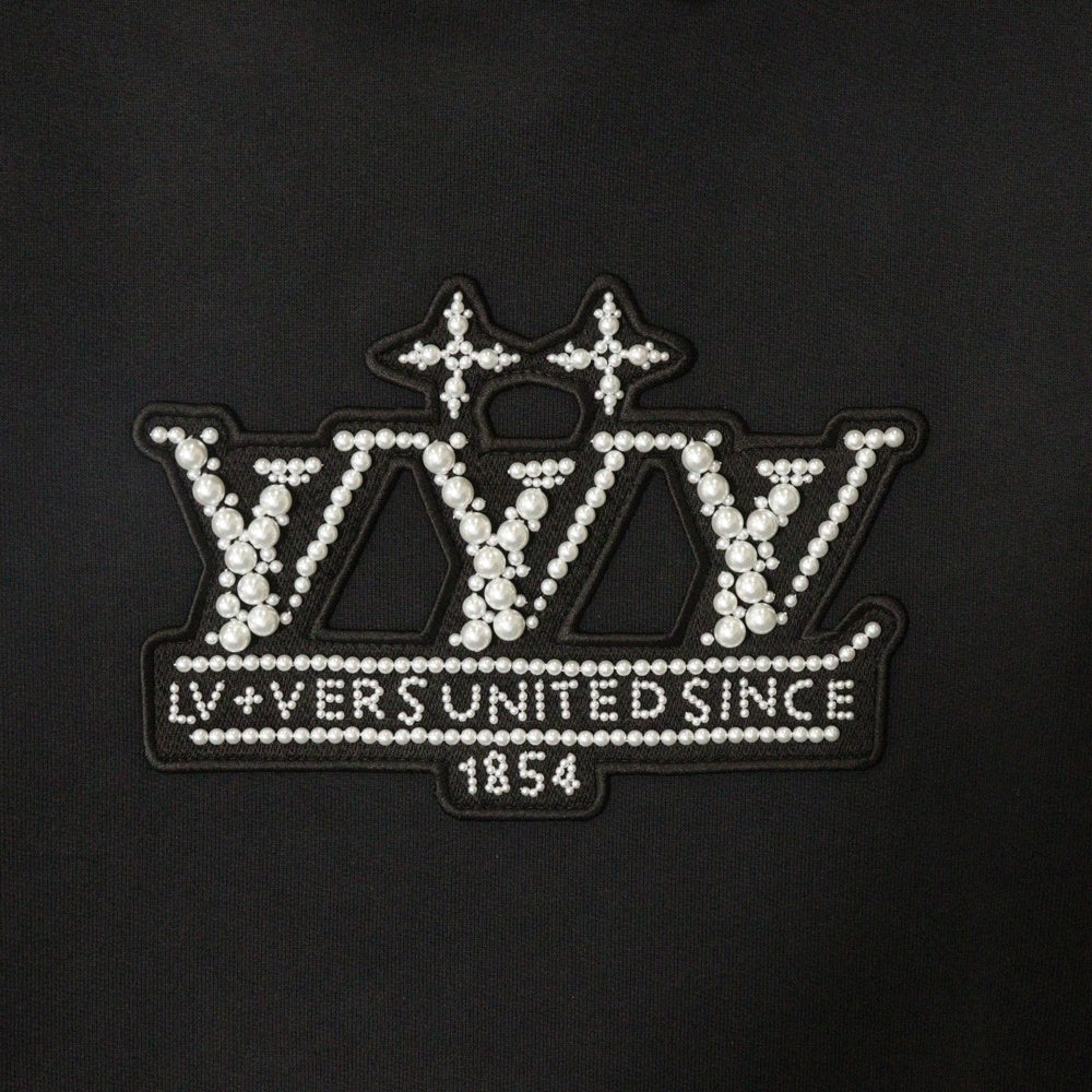 LOUIS VUITTON(ルイヴィトン) 25SS パールエンベリッシュドパーカー RM251M ZA8 HSY92W ブラウン