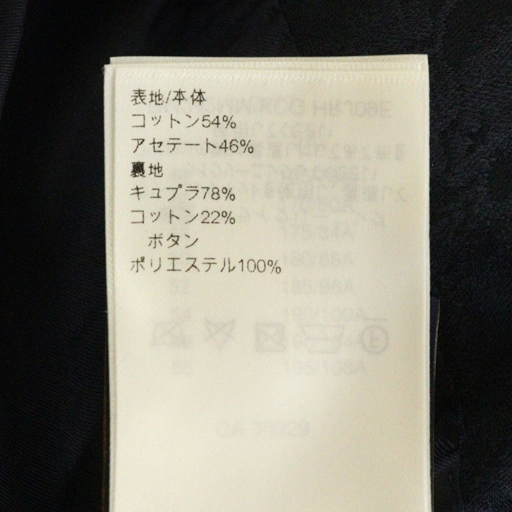 LOUIS VUITTON(ルイヴィトン) 24AW モノグラムシングルブレステッドコットンプレンドポンヌフジャケット RM242MM KCG HRJ09E ネイビー