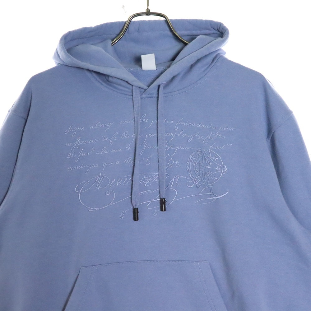Berluti(ベルルッティ) カリグラフィー刺繍 スウェットパーカー フーディ R26JHL39JBAP ブルー