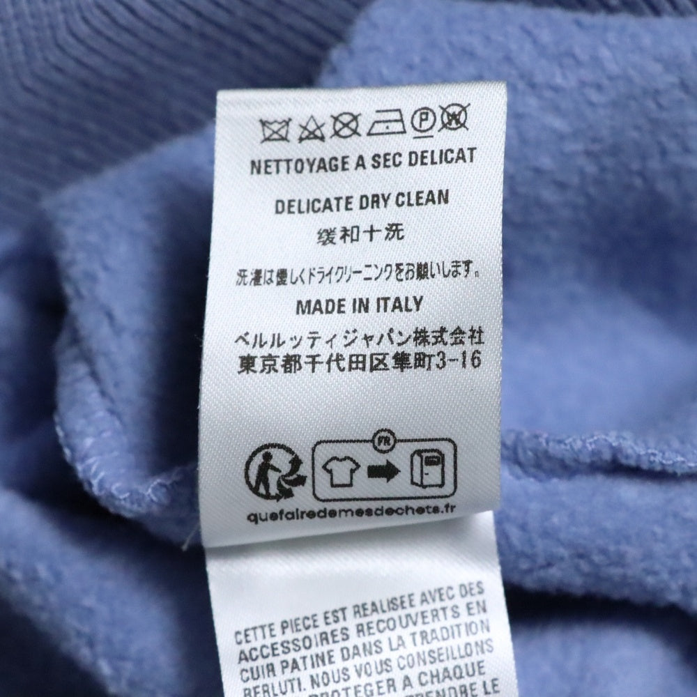 Berluti(ベルルッティ) カリグラフィー刺繍 スウェットパーカー フーディ R26JHL39JBAP ブルー