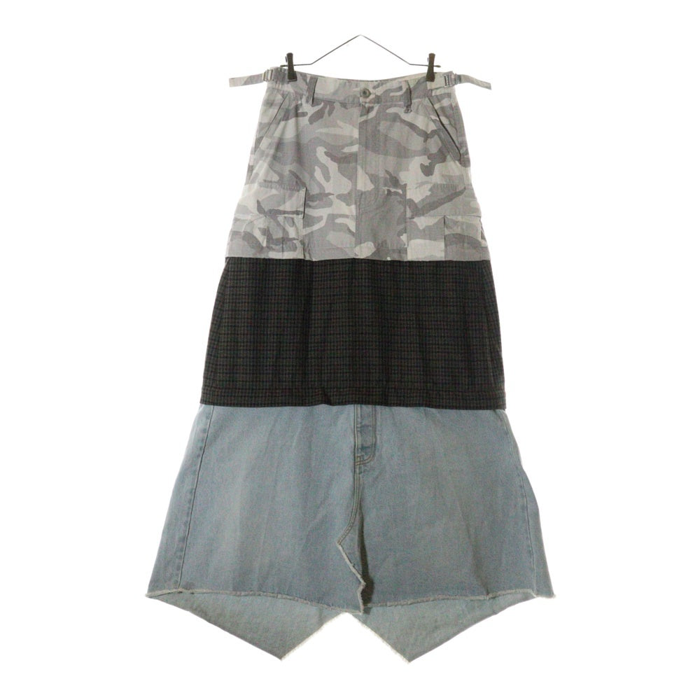 BALENCIAGA(バレンシアガ) 24SS Multi Layered Cargo Skirt 790577 TQLA7 レイヤード カーゴスカート レディース マルチ