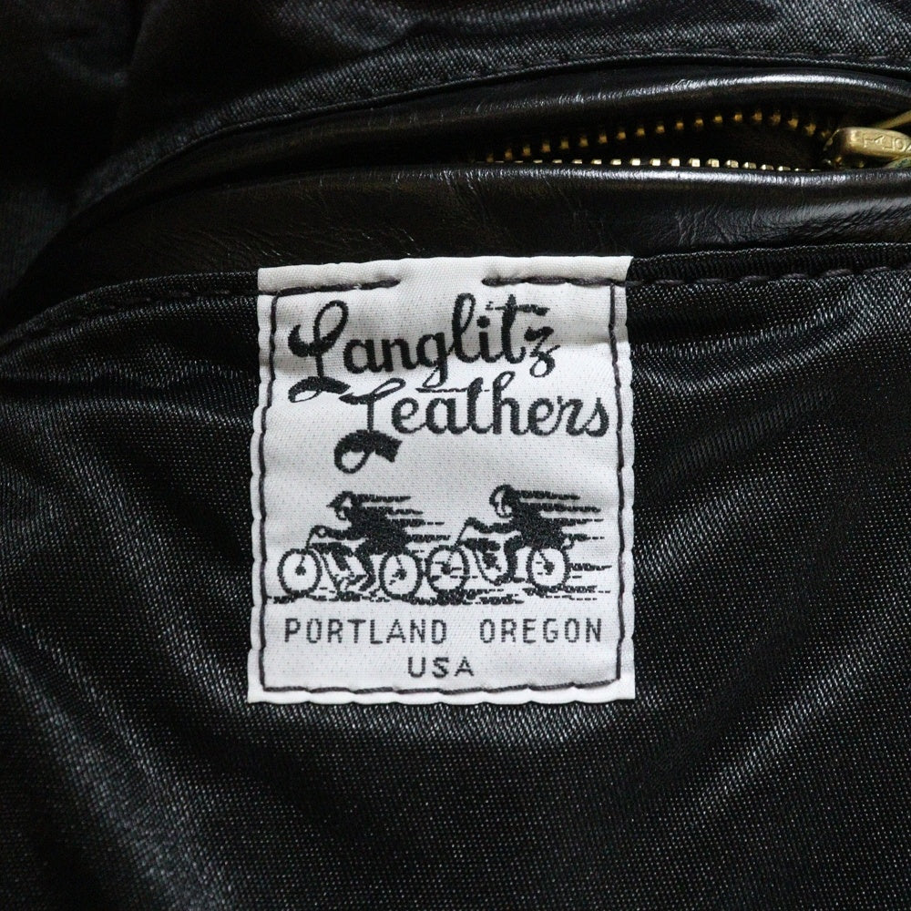 Langlitz Leathers(ラングリッツレザーズ) LANGLITZ LEATHERS ラングリッツレザー ダブルライダースジャケット コロンビア カスタム ブラック