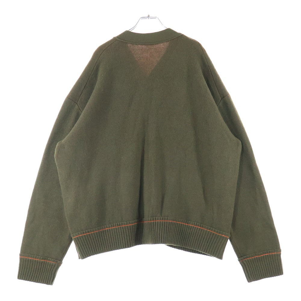 Sacai(サカイ) 22AW S Studs Cashmere Knit Cardigan 22-02859M スタッズ コットンカシミヤ ニットカーディガン カーキ