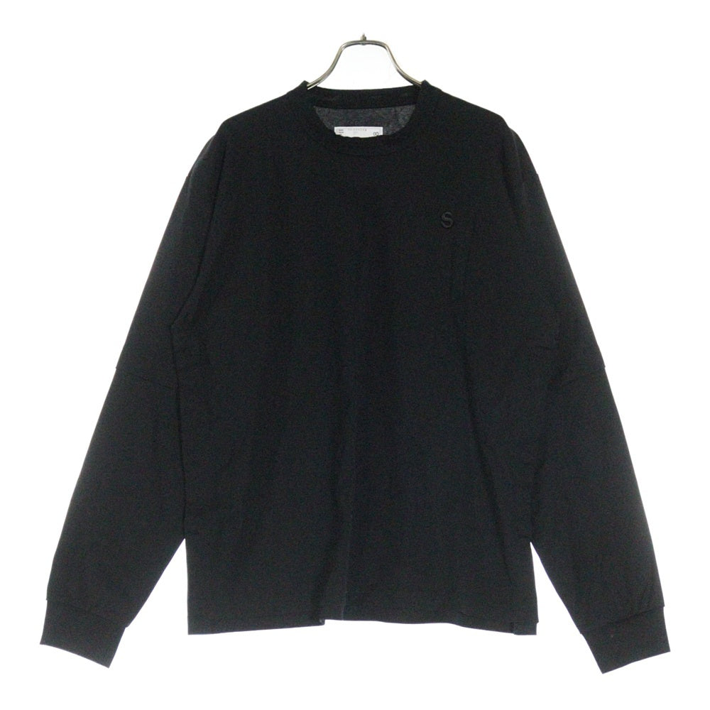 Sacai(サカイ) 23SS Cotton Jersey T-Shirt 23-03028M Sロゴ刺繍