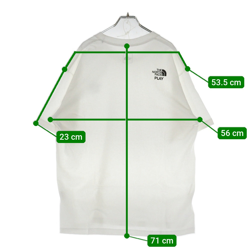THE NORTH FACE(ザノースフェイス) PLAY 日比谷店限定 ロゴプリント半袖Tシャツ ホワイト カットソー NT32101R