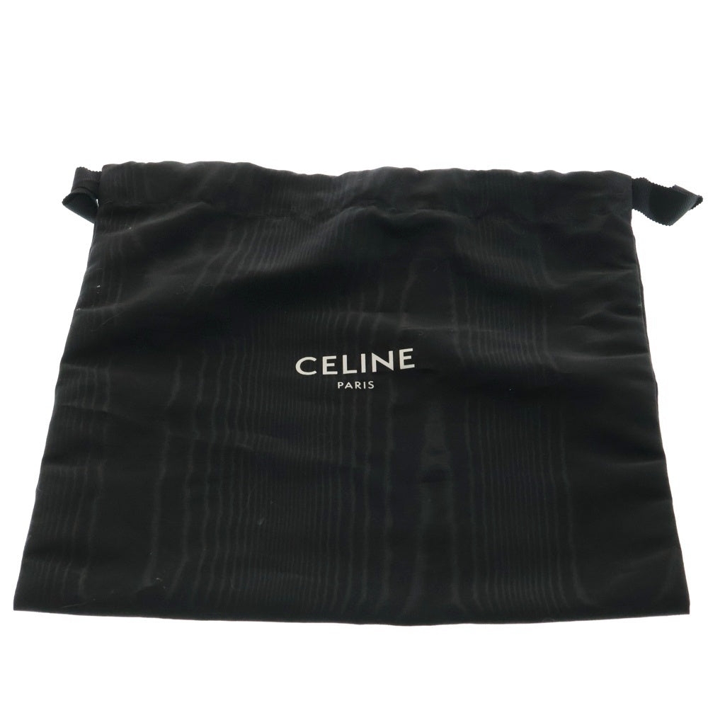 CELINE(セリーヌ) バーティカルカバ トリオンフ ミニ 2WAYバッグ ショルダーバッグ ミニトートバッグ ミニハンドバッグ ホワイト×ブラウン ゴールド金具