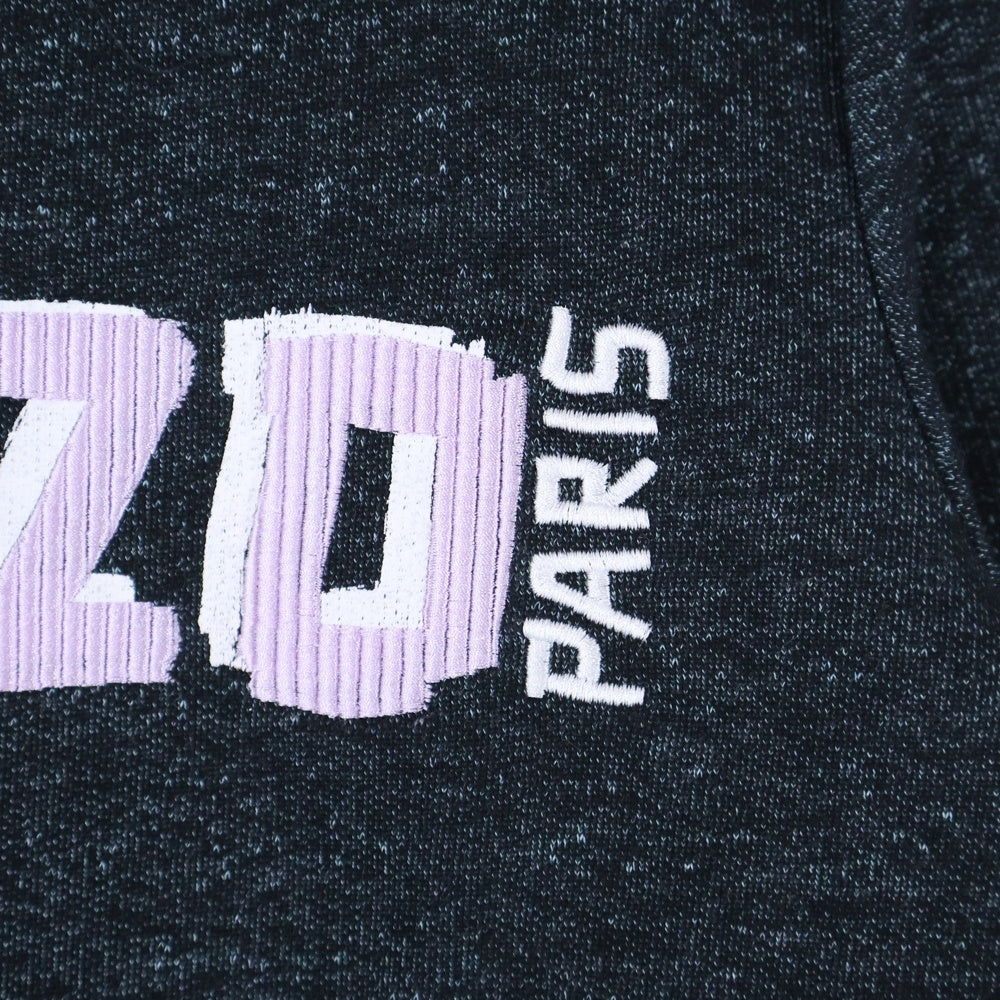 KENZO(ケンゾー) ロゴ刺繍 ロゴ刺繍 クルーネック スウェットトレーナー ブラック レディース F45 2TO700