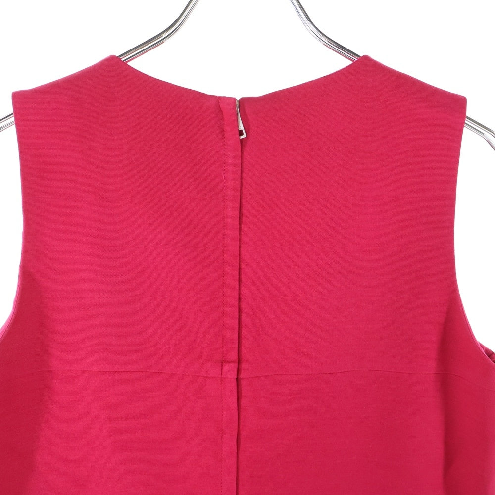 GUCCI(グッチ) シルク ノースリーブ プリーツ ワンピース ピンク レディース 410154 ZGM88