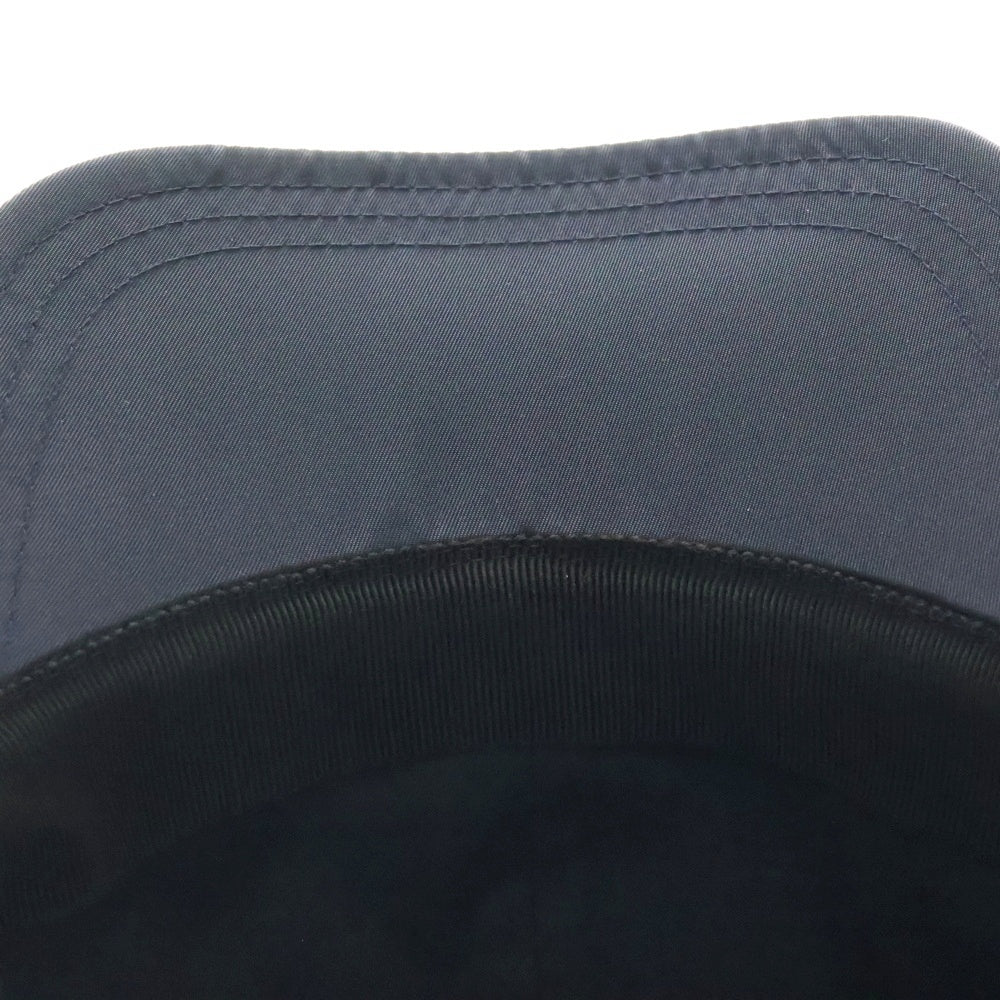 PRADA(プラダ) リナイロン トライアングルロゴ ベースボールキャップ ネイビー