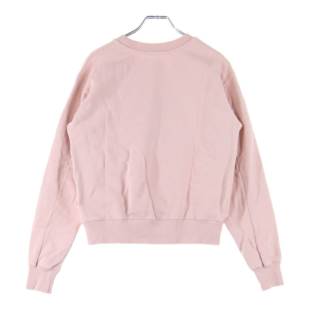 MSGM(エムエスジーエム) ロゴ クルーネック スウェットトレーナー ピンク レディース 1942MDM196