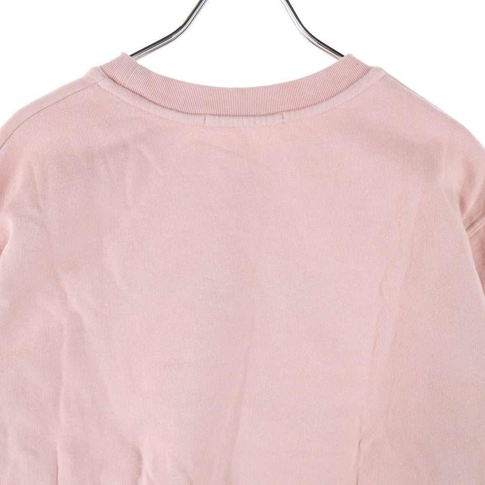 MSGM(エムエスジーエム) ロゴ クルーネック スウェットトレーナー ピンク レディース 1942MDM196