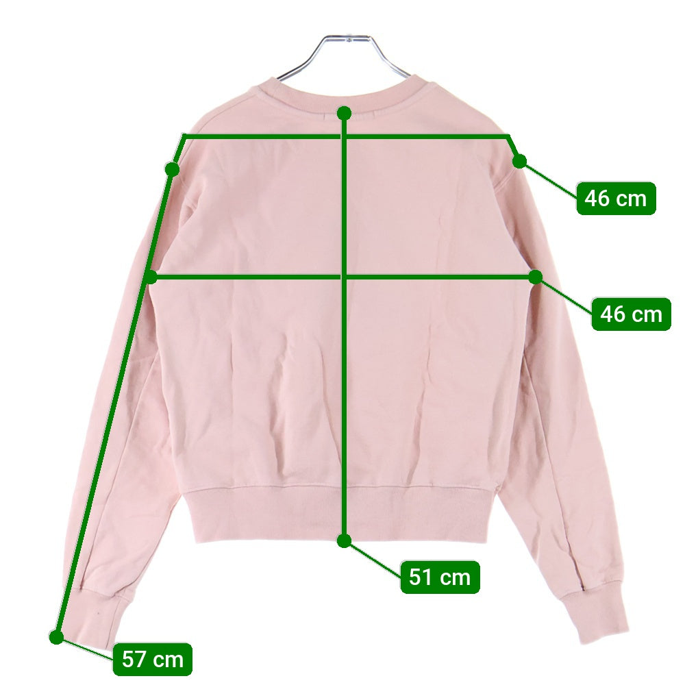 MSGM(エムエスジーエム) ロゴ クルーネック スウェットトレーナー ピンク レディース 1942MDM196