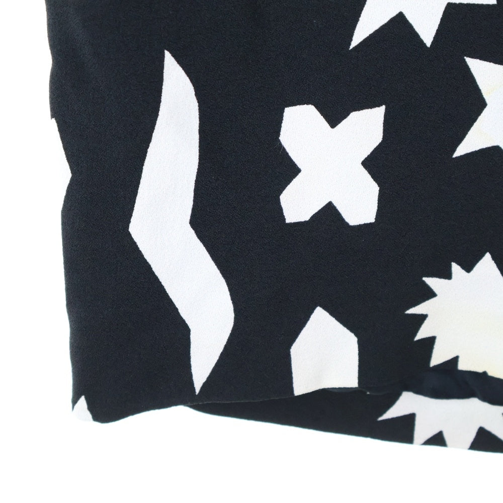 SAINT LAURENT PARIS(サンローランパリ) 総柄 レーヨン ワンピース ブラック レディース 349522 Y348D