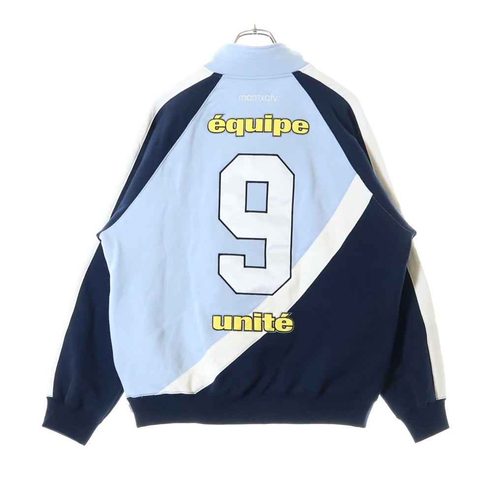 SUPREME(シュプリーム) 24SS Equipe Half Zip Sweatshirt ハーフジップ スウェットシャツ トレーナー ブルー