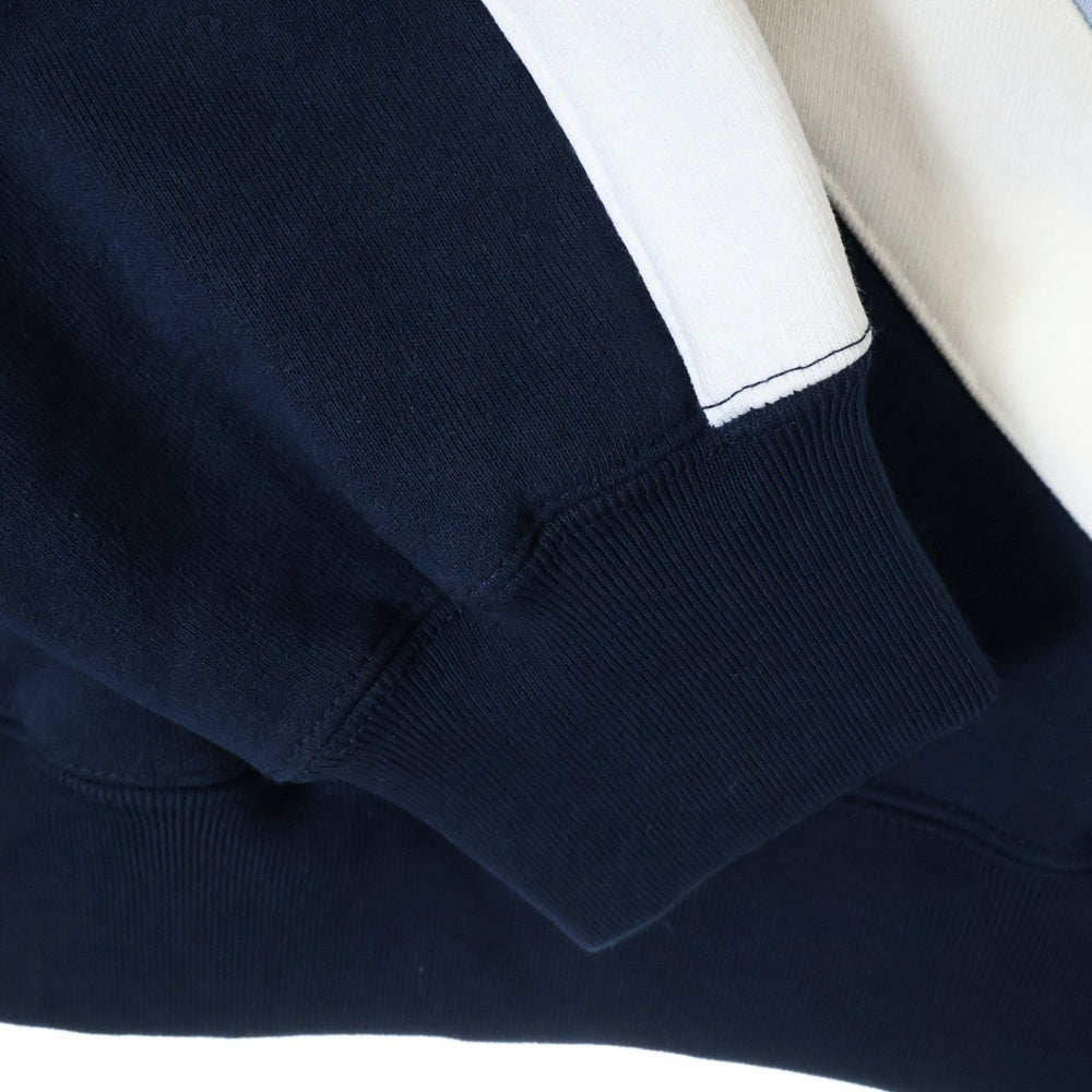 SUPREME(シュプリーム) 24SS Equipe Half Zip Sweatshirt ハーフジップ スウェットシャツ トレーナー ブルー