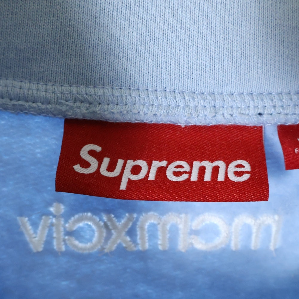 SUPREME(シュプリーム) 24SS Equipe Half Zip Sweatshirt ハーフジップ スウェットシャツ トレーナー ブルー