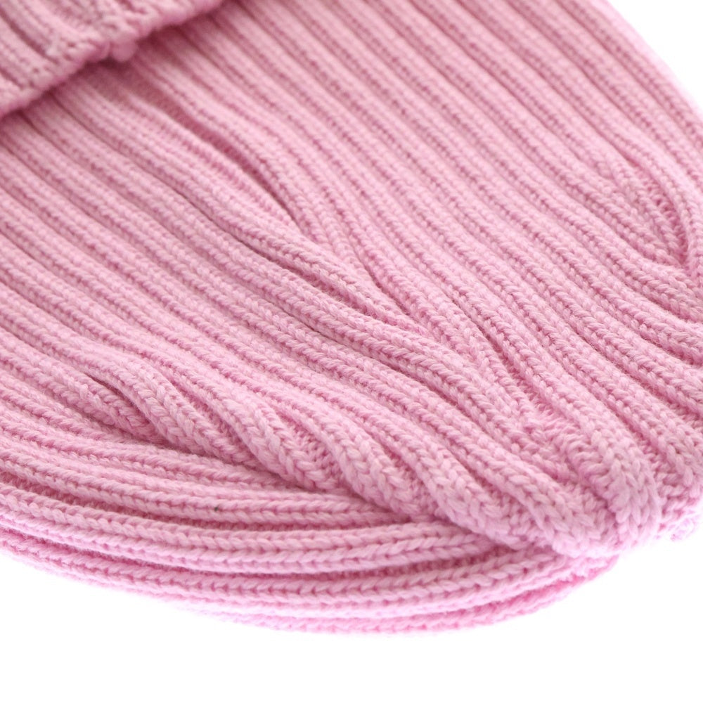 SUPREME(シュプリーム) 25SS Overdyed Beanie スモールボックスロゴリブビーニー 帽子 ピンク