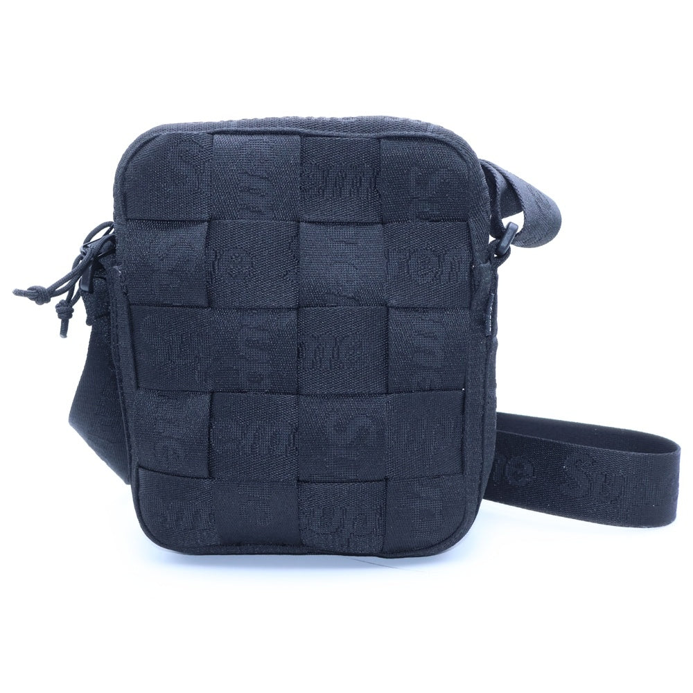 SUPREME(シュプリーム) 24SS Woven Shoulder Bag ウーブン ショルダーバッグ クロスボディ ブラック