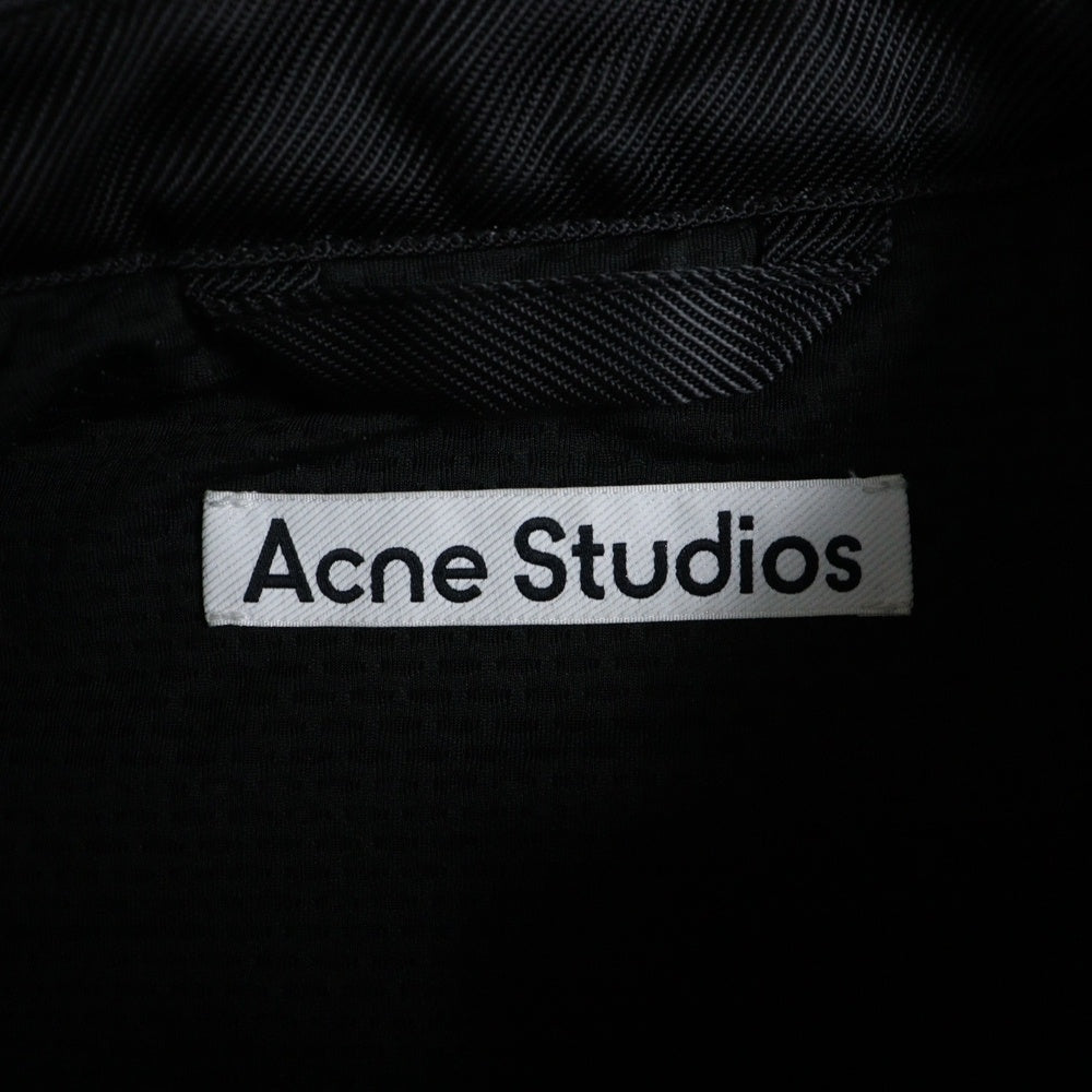 Acne Studios(アクネ ストゥディオズ) ZIP UP PADDED JACKET FN-MN-OUTW001016 ジップアップ パディッドジャケット ブラック