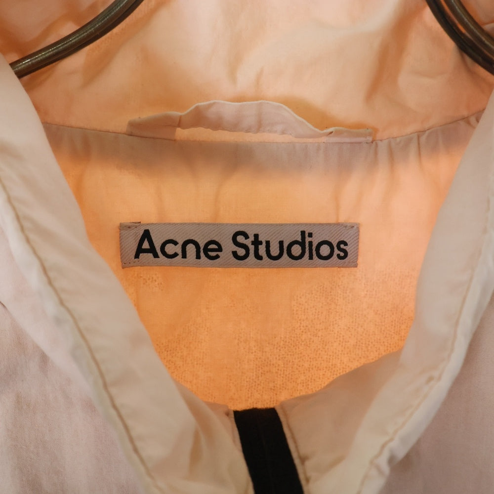 Acne Studios(アクネ ストゥディオズ) 23AW LOGO ZIPPER JACKET FN-MN-OUTW000996 バックロゴジップジャケット ピンク