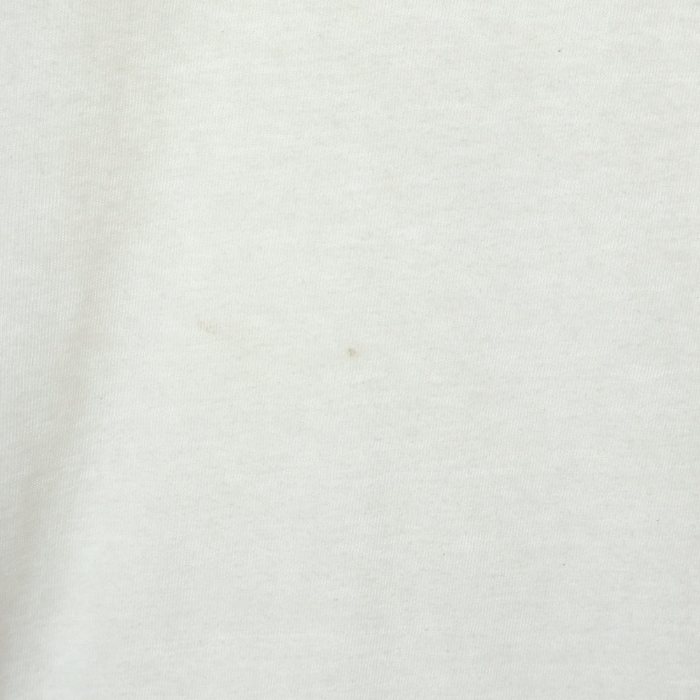WTAPS(ダブルタップス) 23SS IAN LS CTPL LEAGUE 231ATDT-CSM19 ロゴ刺繍長袖Tシャツ ホワイト/ネイビー